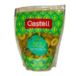 ACEITUNAS VERDE RODAJA 16x70 CASTELL DOY PACK