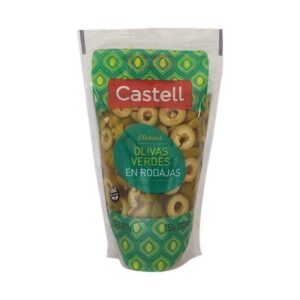ACEITUNAS VERDE RODAJA 12x140 CASTELL DOY PACK