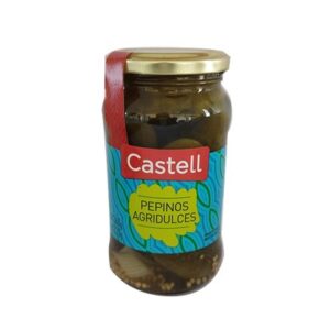 PEPINITO AGRIDULCE 2x220 CASTELL FRASCO DE VIDRIO