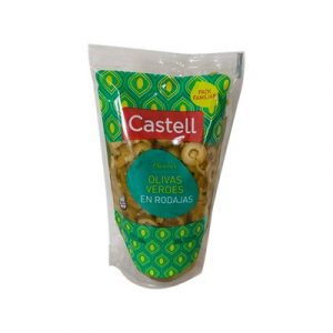 ACEITUNAS VERDE RODAJA 6x300 CASTELL DOY PACK