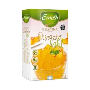 GELATINA DURAZNO BAJAS CALORIAS 6x25 EMETH