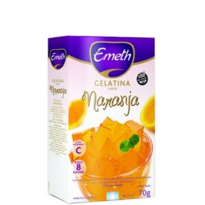 GELATINA NARANJA VITAMINAS 6x70 EMETH