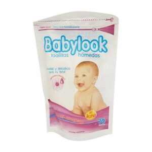 PAÑOS HUMEDOS MANZANA 24X70 BABY LOOK