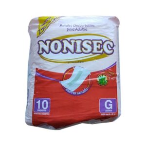 PAÑALES ADULTO BASICO GRANDE CON GEL 4X10 NONISEC