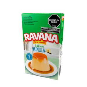 FLAN VAINILLA LIGHT12X16 RAVANA