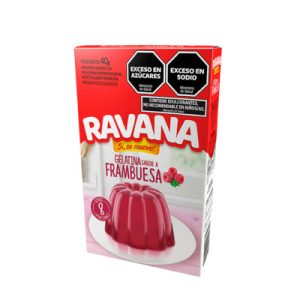 GELATINA FRAMBUESA GELATINA 12x50 RAVANA