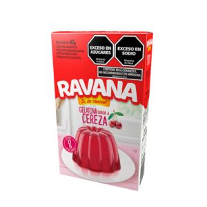 GELATINA CEREZA GELATINA 12x50 RAVANA