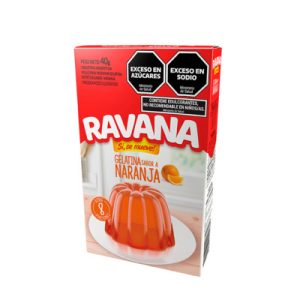 GELATINA NARANJA GELATINA 12x50 RAVANA