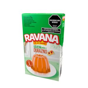 GELATINA DURAZNO DIET 12X25 RAVANA
