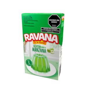 GELATINA MANZANA DIET 12X25 RAVANA