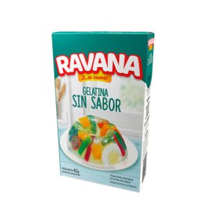 GELATINA SIN SABOR 12X42 RAVANA