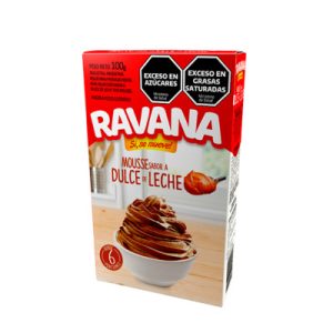 MOUSSE DULCE DE LECHE 12x100 RAVANA