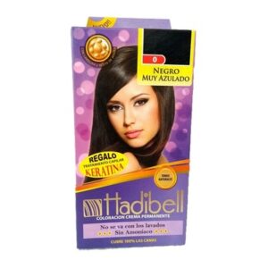TINTURA NEGRO M/AZUL (0) x3un HADIBELL