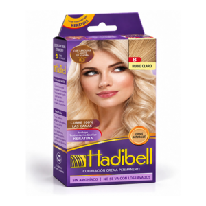 TINTURA RUBIO CLARO (8) x3un HADIBELL