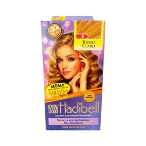 TINTURA RUBIO CLARO (8) x3un HADIBELL