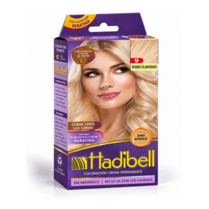 TINTURA RUBIO CLARISIMO (9) x3un HADIBELL
