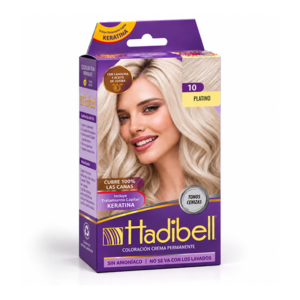 TINTURA PLATINO (10) x3un HADIBELL