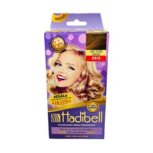 TINTURA MIEL CLARO DORADO (25/3) x 3un HADIBELL