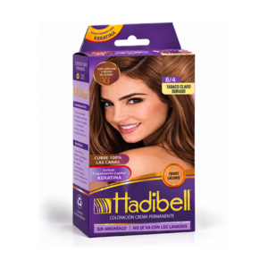 TTINTURA TABACO CLARO DORADO (8/4) x3un HADIBELL