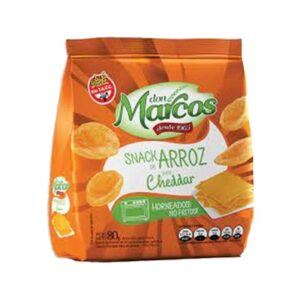 SNACK DE ARROZ QUESO CHEDAR 18X80 DON MARCO