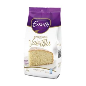 BIZCOCHUELO VAINILLA FORT POUCH 12x450gr EMETH