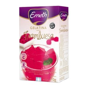 GELATINA FRAMBUESA VITAMINAS 6x70 EMETH