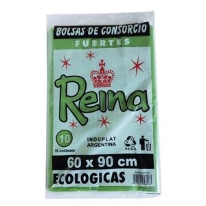 BOLSAS ECOLOGICAS VERDES 60X90 10un x5 REINA