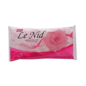 JABON DE TOCADOR ROSA 3x75g x10 LE NID