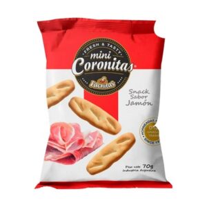 SNACK MINI CORONITAS JAMON 30X70 FACHITAS
