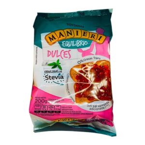 TOSTADAS EQUILIBRIO DULCE LIGHT12X200 MANIERI