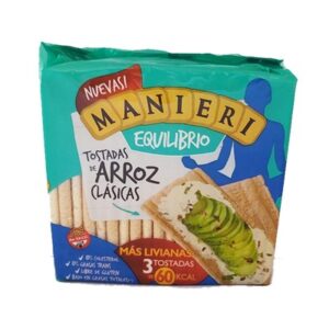 TOSTADAS DE ARROZ MESA 12X120 MANIERI