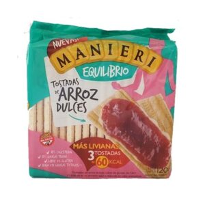 TOSTADAS DE ARROZ DULCE 12X120 MANIERI