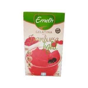 GELATINA FRAMBUESA BAJAS CALORIAS 6x25 EMETH