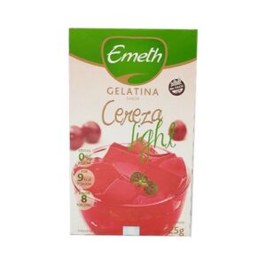 GELATINA CEREZA BAJAS CALORIAS 6x25 EMETH