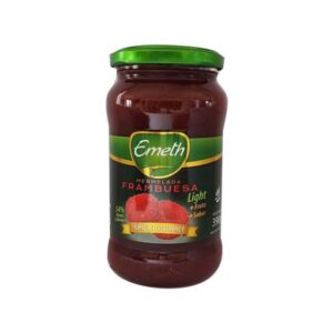 MERMELADA FRAMBUESA VIDRIO BAJAS CALORIAS 6X390 EMETH