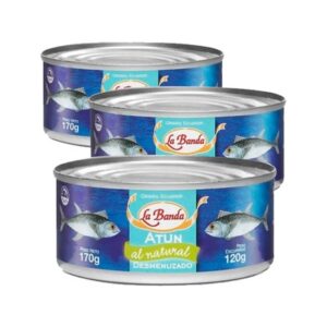 ATUN DESMENUZADO AL NATUTAL 6x170g LA BANDA