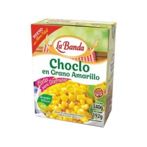 CHOCLO AMARILLO ENTERO 6x350g CAJA TETRA LA BANDA