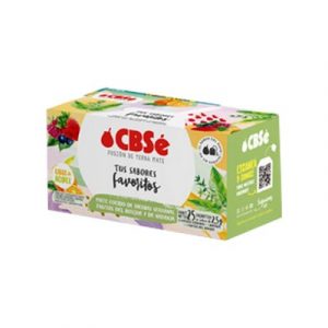 MATE COCIDO FUSION HIERBAS SERRANAS, FUTOS DEL BOSQUE y NARANJA (EN SAQUITOS) 10x25 CBSE
