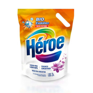 JABON LIQUIDO BIO EVOLUTION DOY PACK 4X3L HEROE