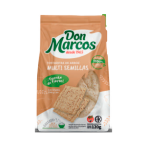 TOSTADAS MULTI SEMILLAS 12X120 DON MARCOS