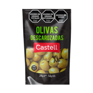 ACEITUNA VERDE DESCAROZADA XL 12X140 CASTELL DOY PACK