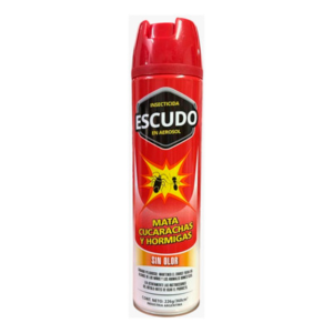 INSECTICIDA CUCARACHAS Y HORMIGAS SIN OLOR 12X360 ESCUDO