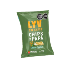 CHIPS PAPA PROVENZAL 14X60 LYV SNACK