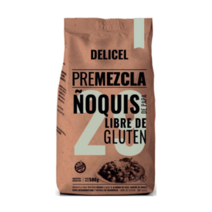 PREMEZCLA SIN TACC PAN ÑOQUIS 12X500 DELICEL